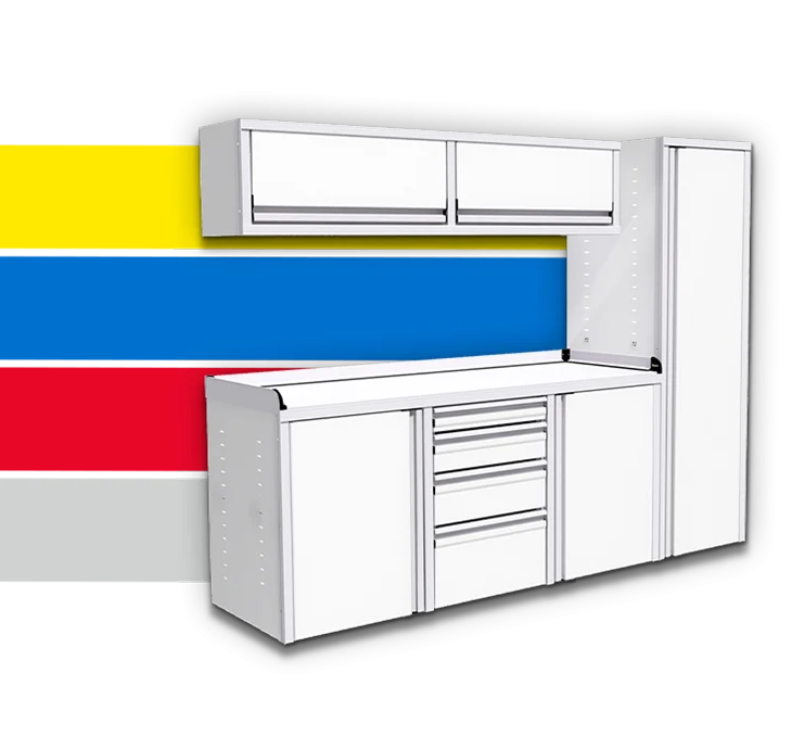 Econo4 Cabinet Package With Graphic Stripes