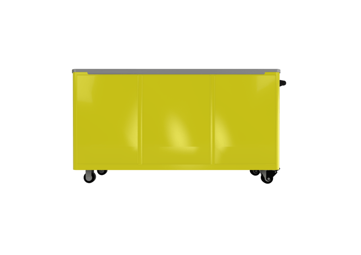 Three Opening Caster Cart w/ MotionLatch® Drawers (72